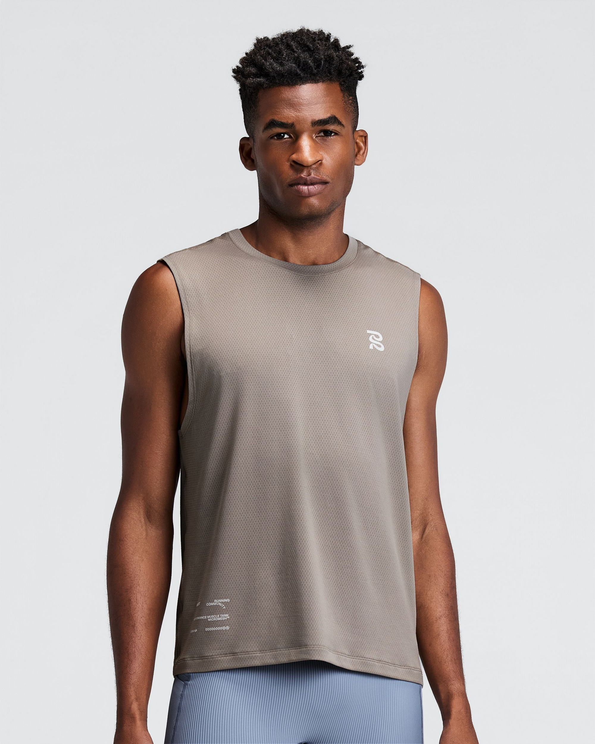 Men's Micromesh  Run Tank - Pavilion Blue